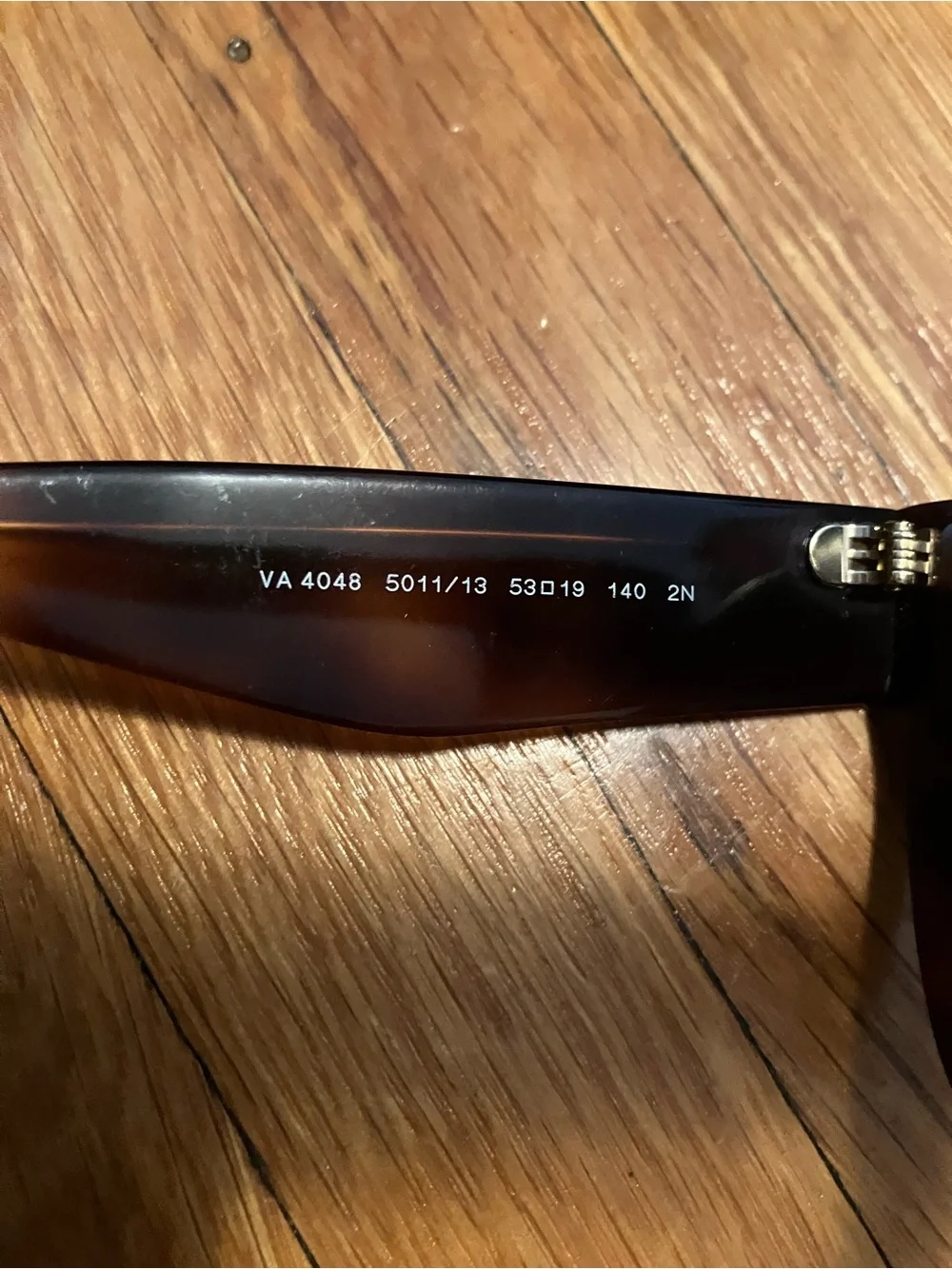 Valentino VA 4048 Women’s Havana Tortoise Full-Rim Sunglasses with Studs 53-19